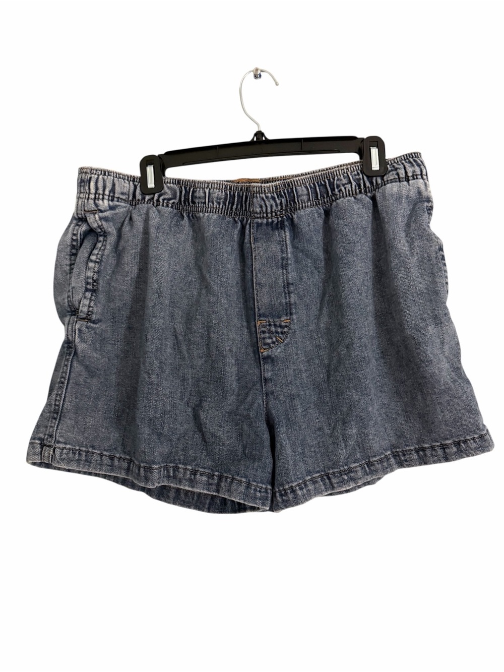 Zara Relaxed Denim Shorts - Medium Blue
